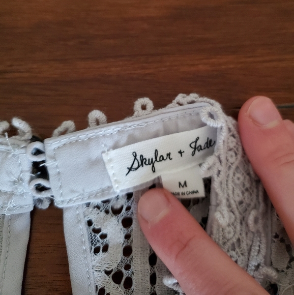 Skylar & Jade Lace Tank - Picture 3 of 4